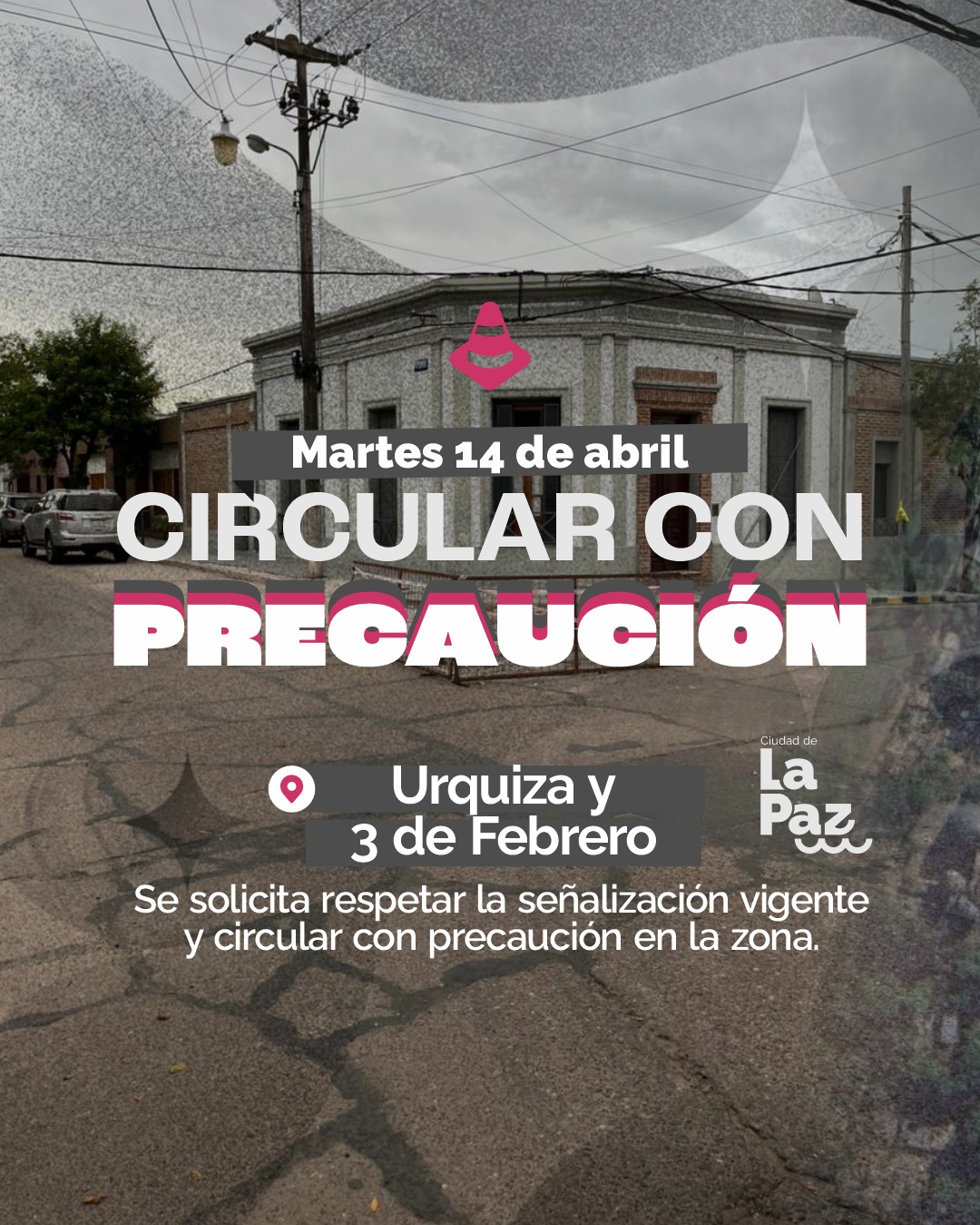 Atención: Corte parcial en Urquiza y 3 de Febrero